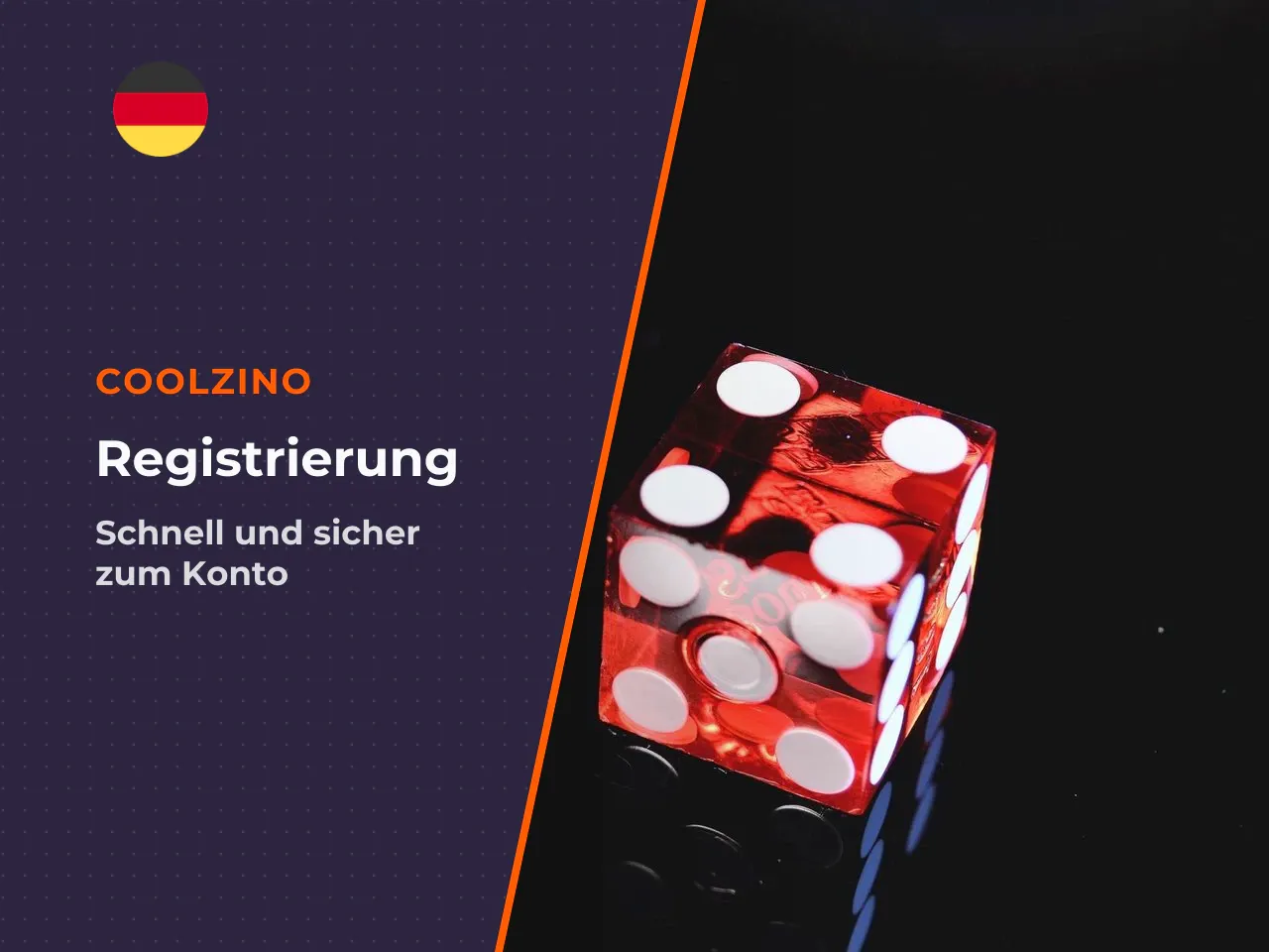 Registrierung eines neuen Kontos im Coolzino