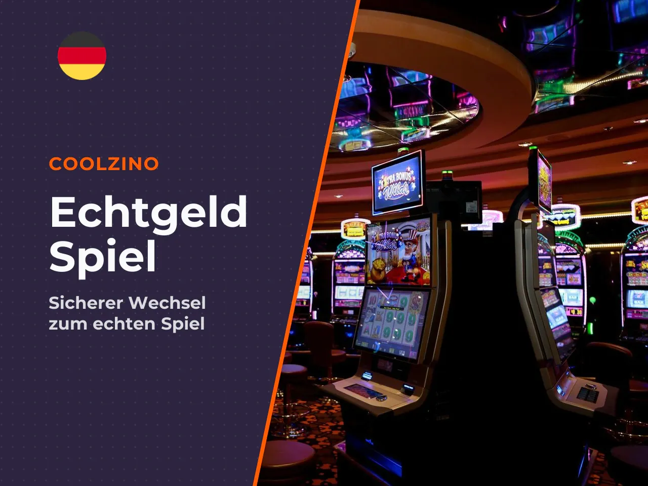Vom Demo-Modus zum Echtgeldspiel wechseln. Der