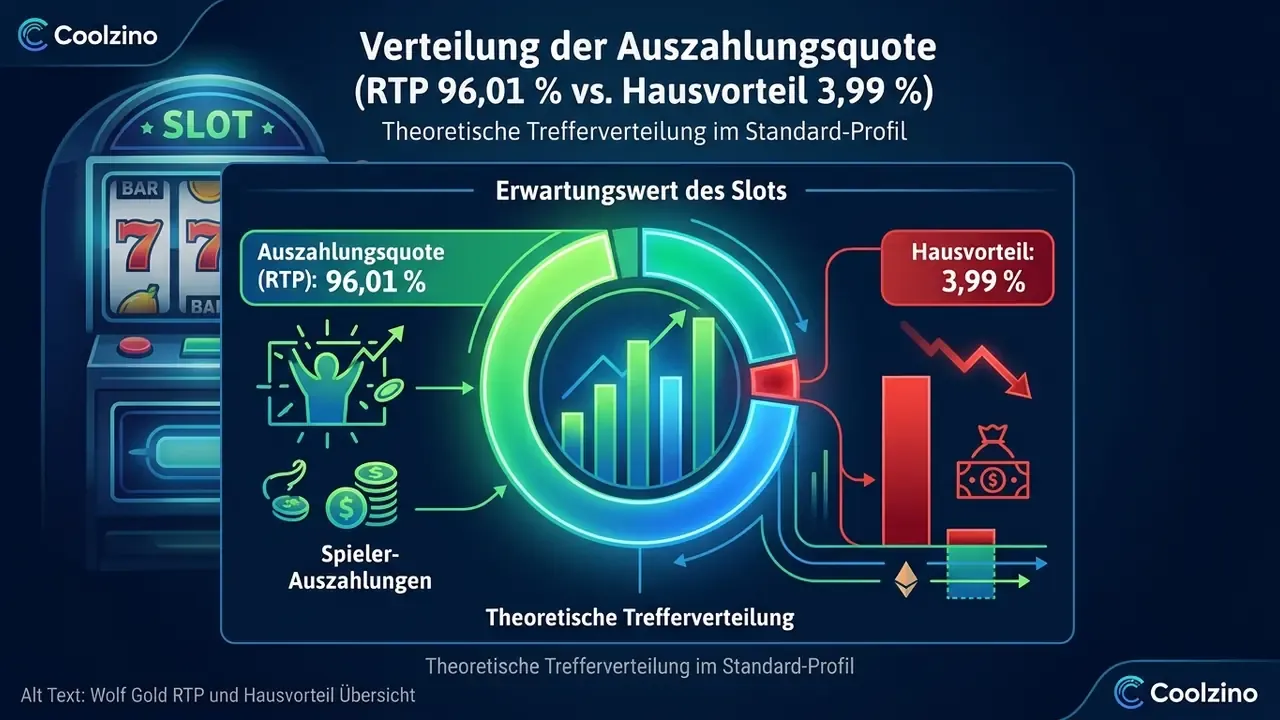 Wolf Gold RTP und Hausvorteil Übersicht