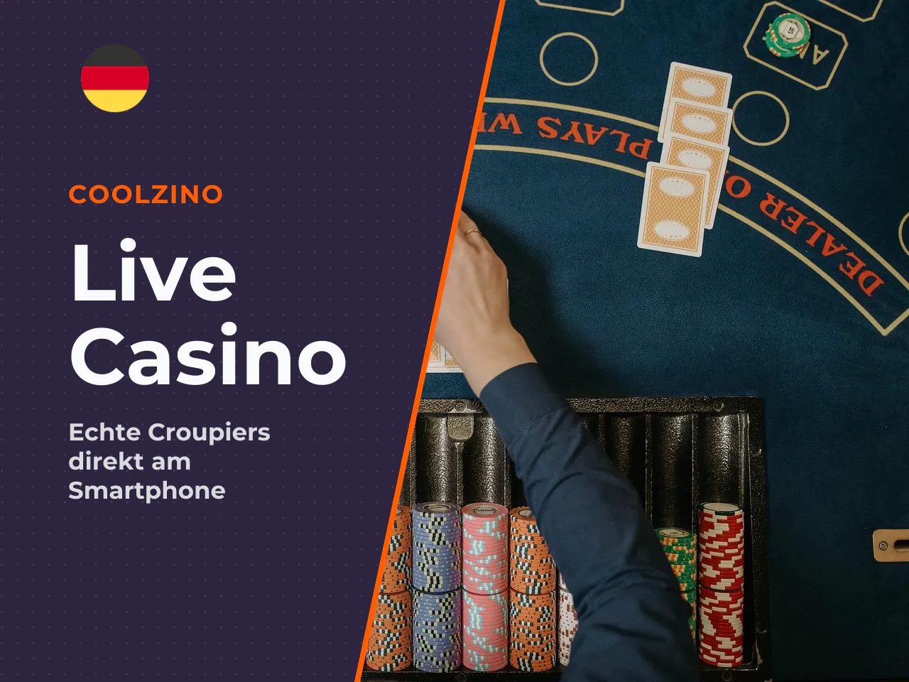 Live Casino und Blackjack Live auf