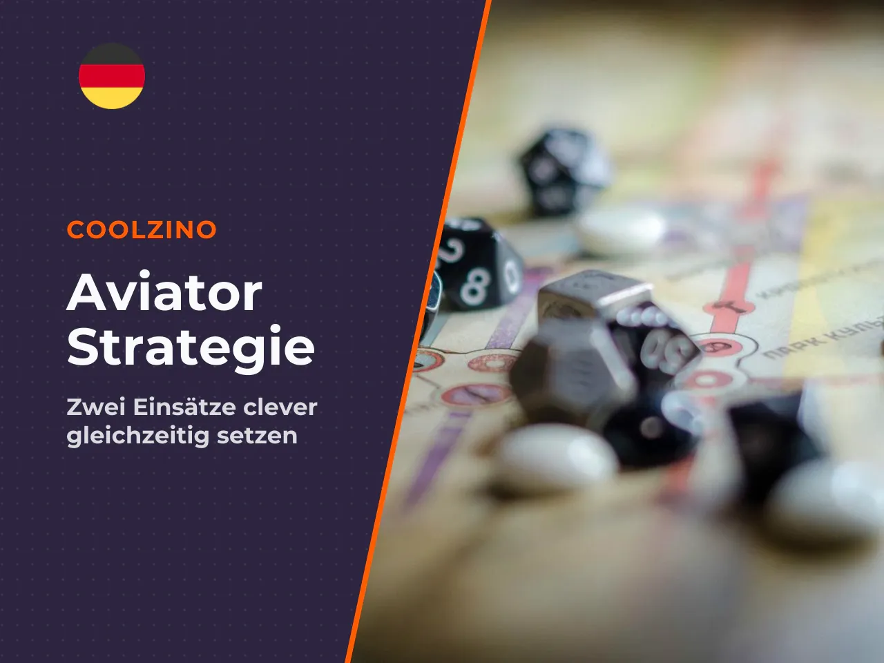 Einsatz platzieren und zwei Wetten im