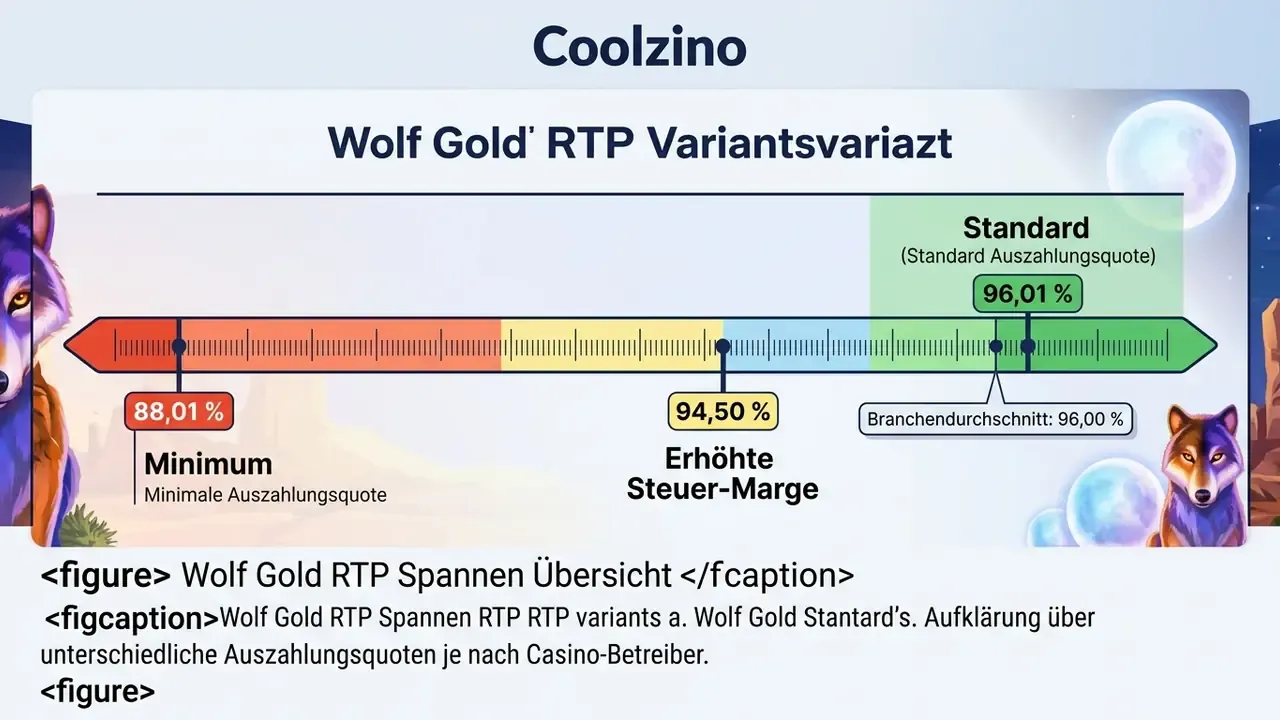 Wolf Gold RTP Spannen Übersicht