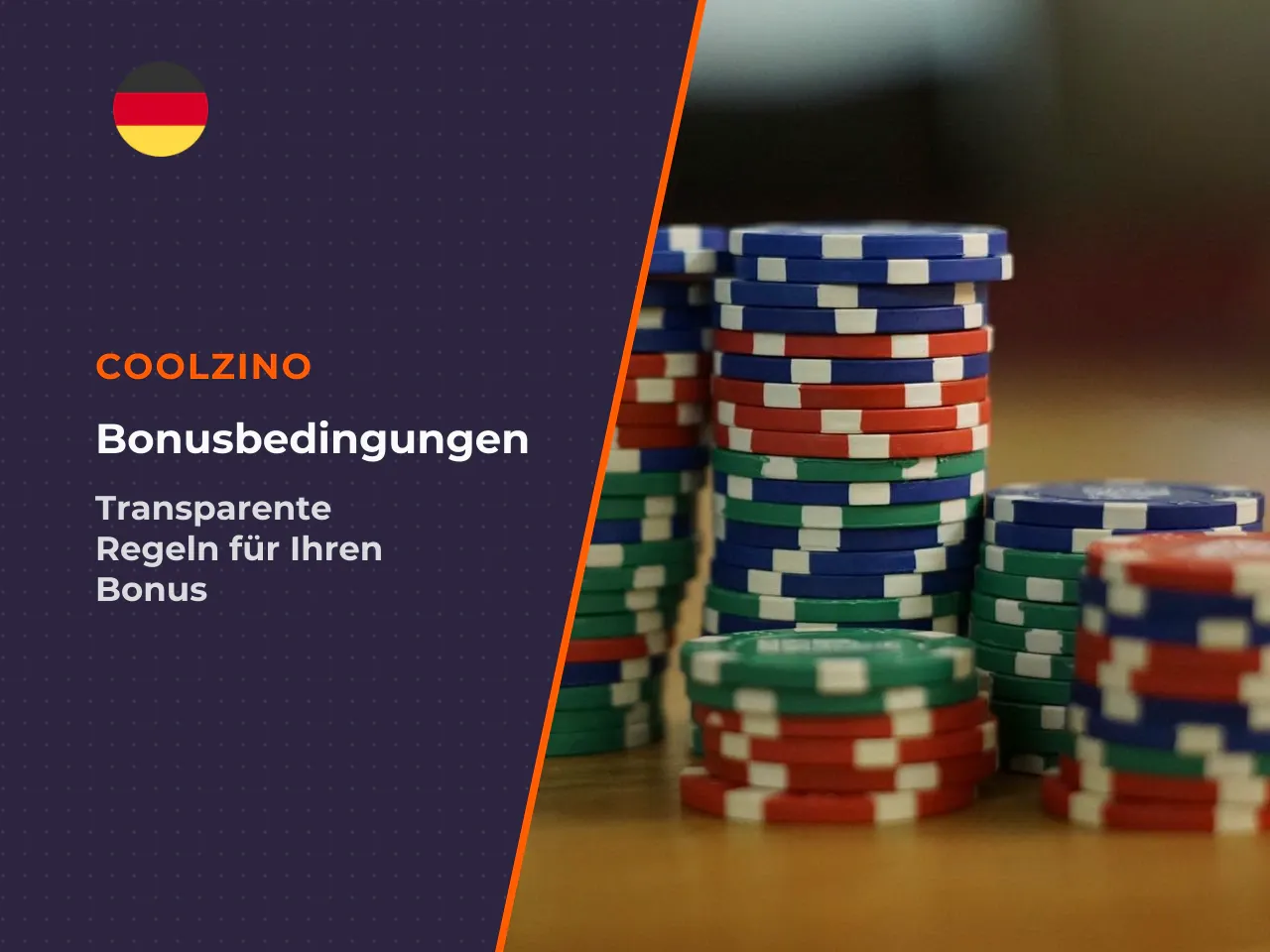 Antwort-Kern Die Bonusbedingungen bei Coolzino schreiben