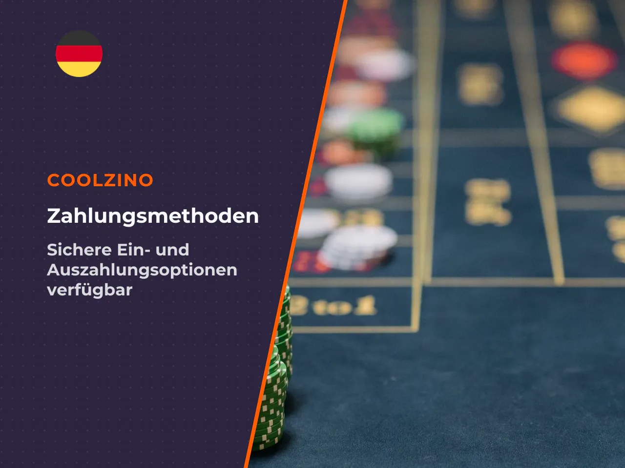 Zahlungsmethoden für Einzahlungen und Auszahlungen. Die