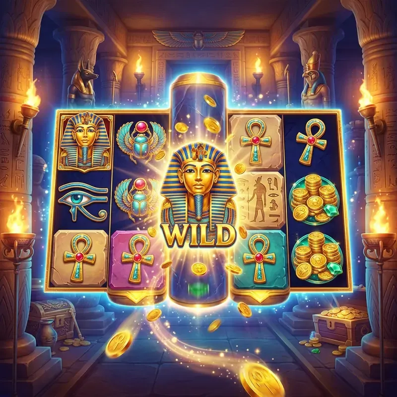 Lucky Pharaoh Wild spielen Demo, Echtgeld-Slot