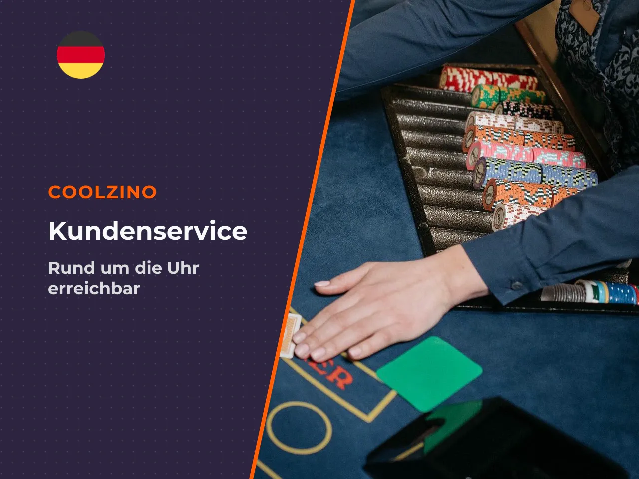 Live Chat und E-Mail sind vom