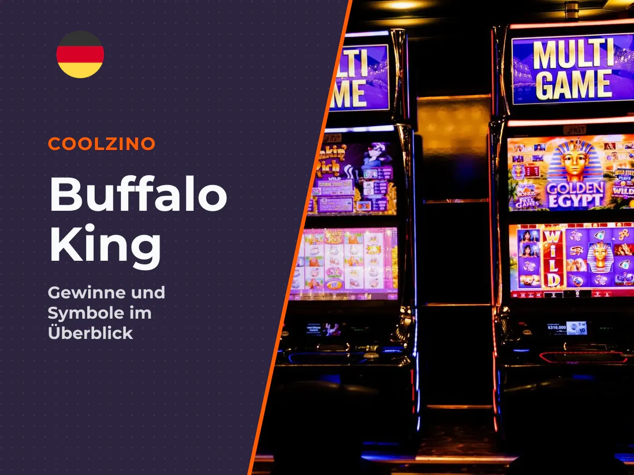 Symbole und Gewinne bei Buffalo King