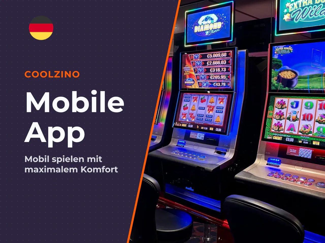 Spiele in der Coolzino App Slots