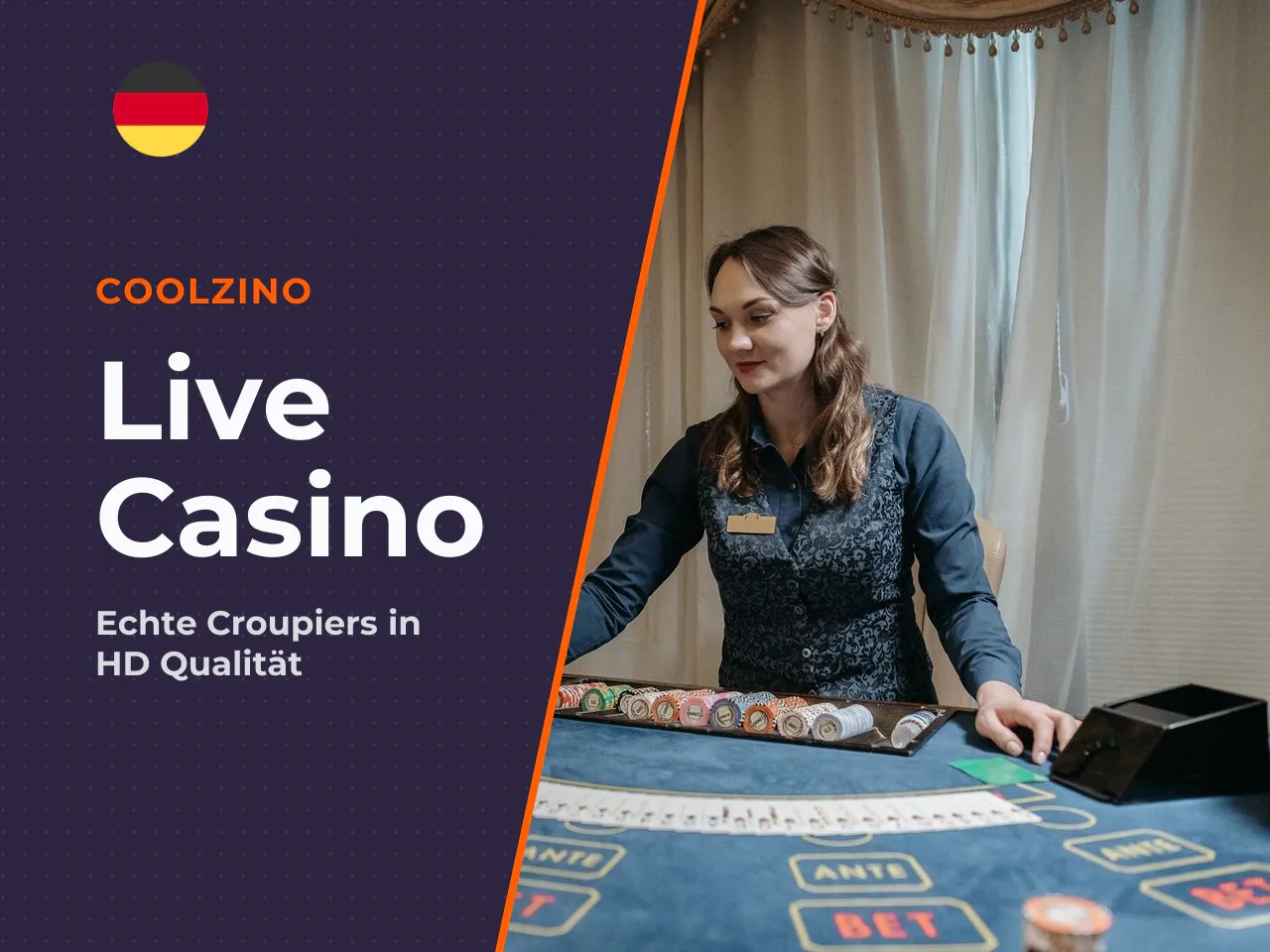 Das Live Casino verbindet den Spieler
