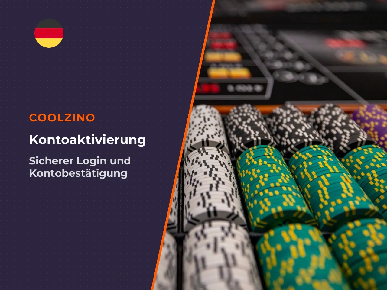 Abschluss der Coolzino Registrierung und erster