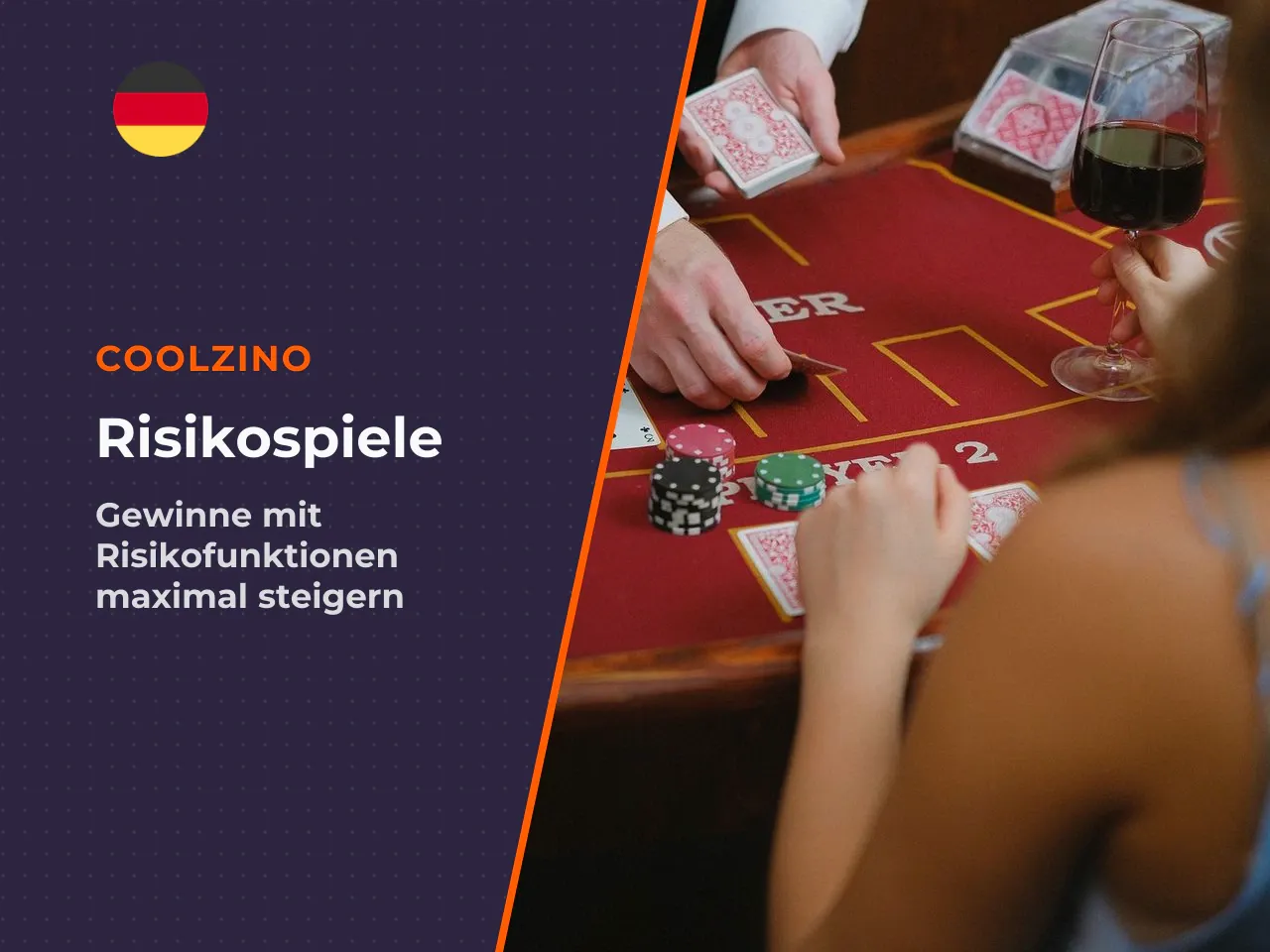 Die Risiko-Funktionen Kartenrisiko und Risikoleiter. Nach