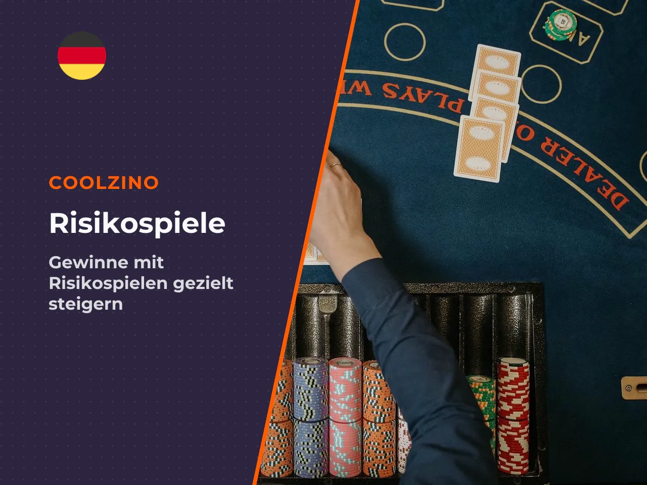 Risikoleiter nach einem Gewinn. Nach jedem